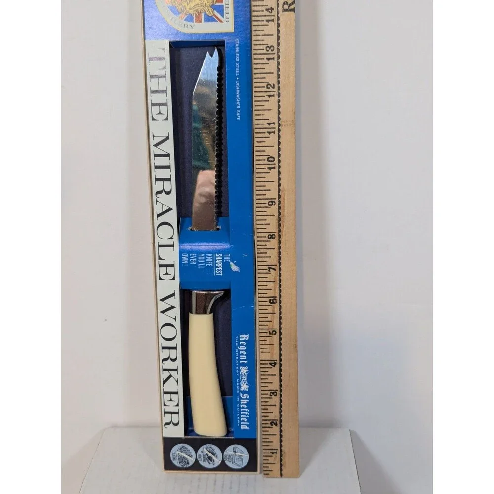 Vintage Regent Sheffield The Miracle Worker Knife Slicing & Sawing in Box